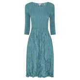 3/4 Sleeve Smash Pocket Dress - Plain Colours
